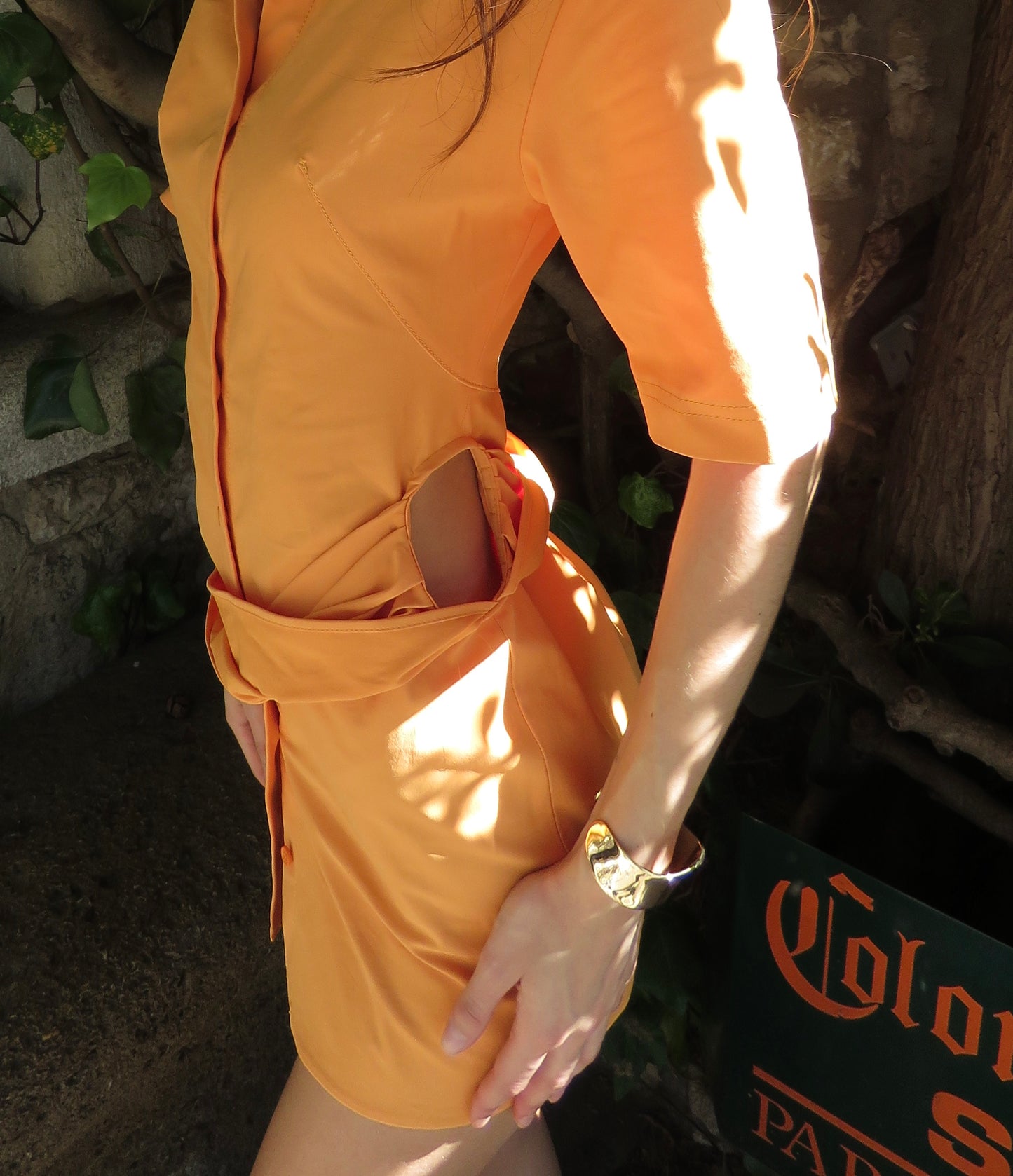 Jacquemus 'Le Raphia' Camisa Mid-Sleeve Mini Dress Size FR 36 (Small)