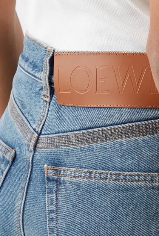 Loewe Anagram Cropped Denim Jeans Retail Size FR 34  - Retail Price 780€