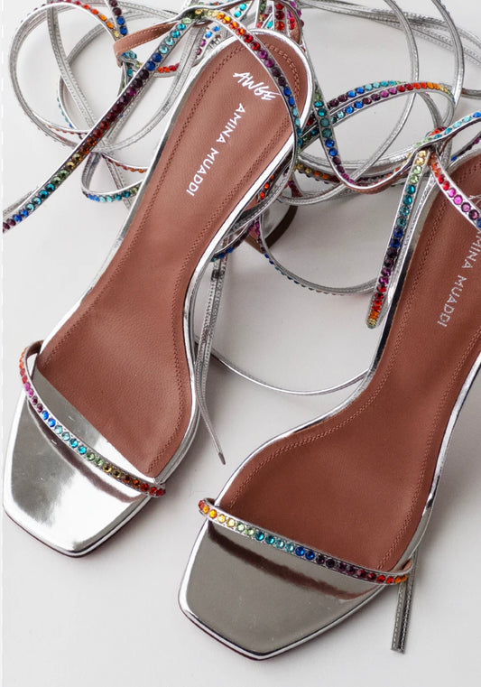 Amina Muaddi X AWGE Isd Gladi Sandal Heels Size Europe 39 - Retail Price 1,510€