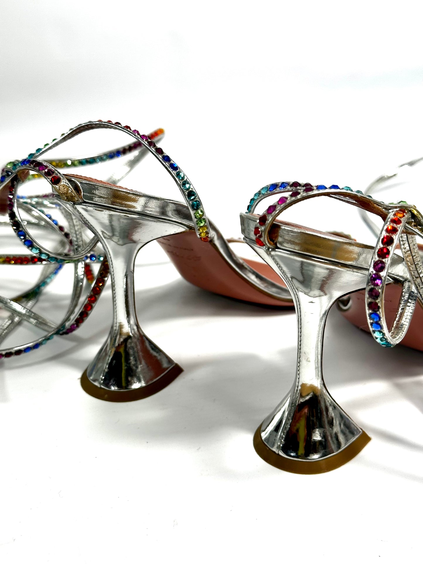 Amina Muaddi X AWGE Isd Gladi Sandal Heels Size Europe 39 - Retail Price 1,510€