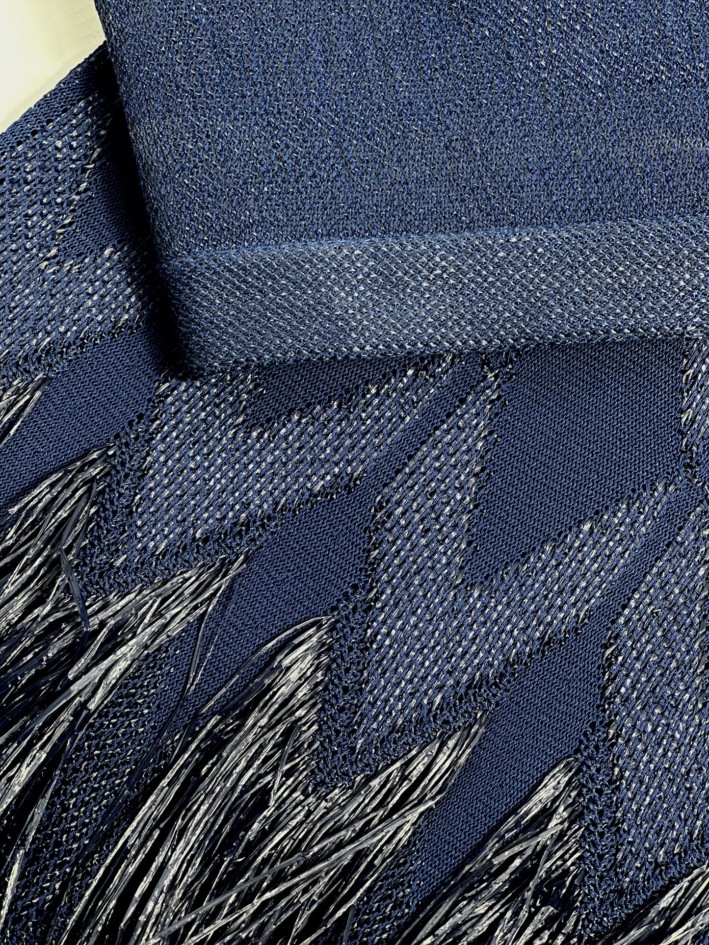 Alaïa Navy Skirt and Crop Top Set Size Small