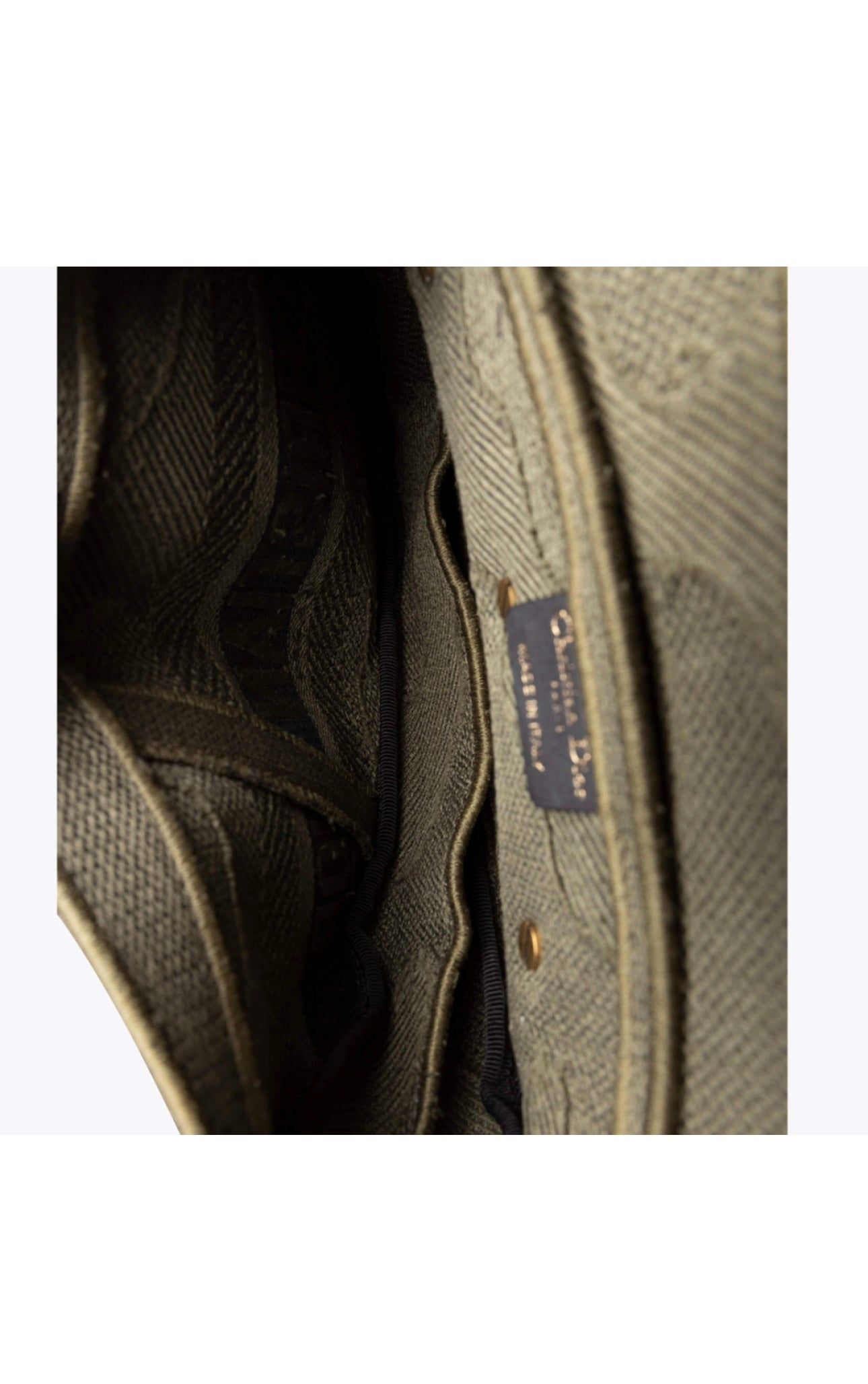 Dior Saddle Green 'Camouflage' Bag With Gold Hardware Retail Price - 3,800€