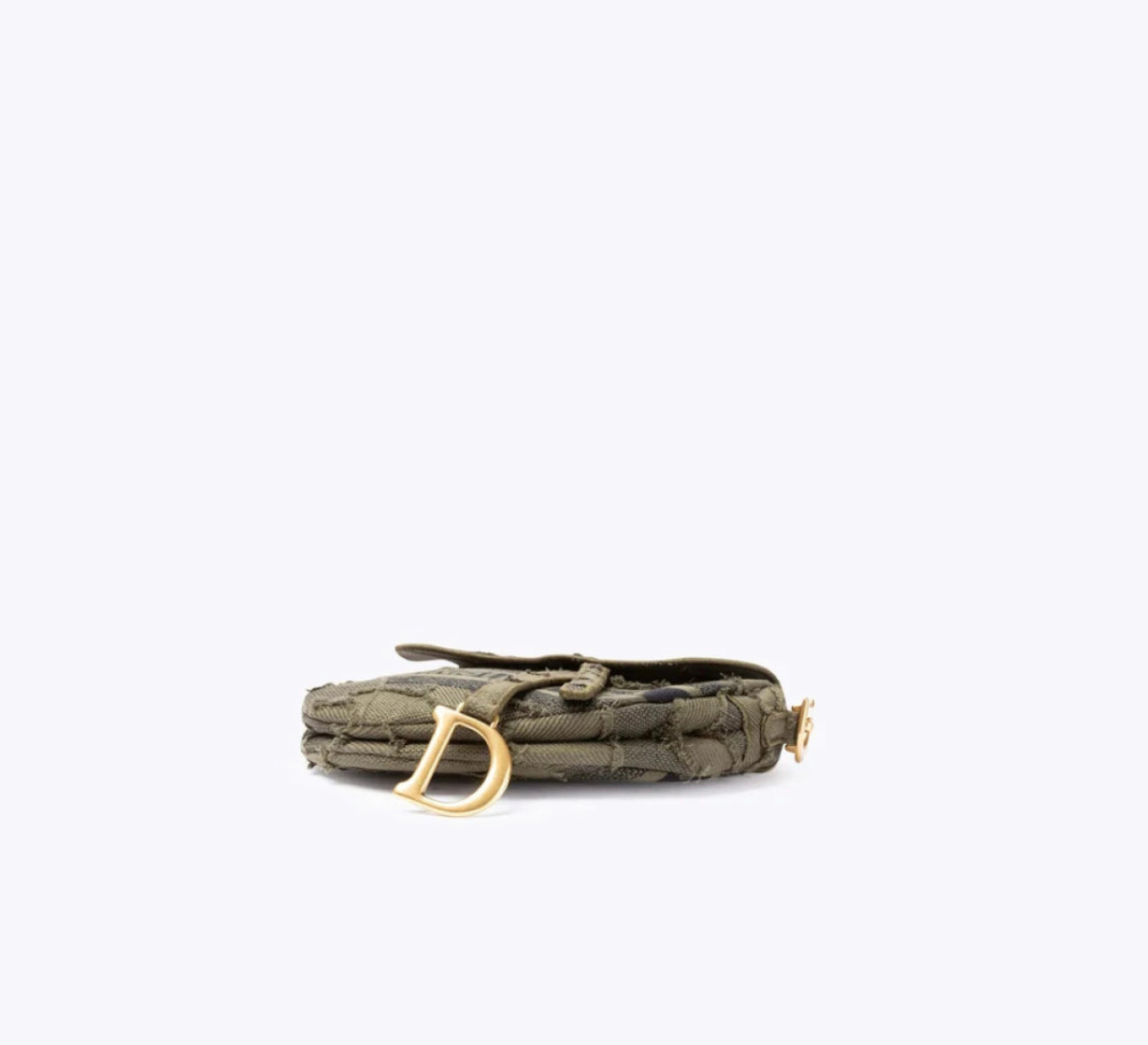 Dior Saddle Green 'Camouflage' Bag With Gold Hardware Retail Price - 3,800€