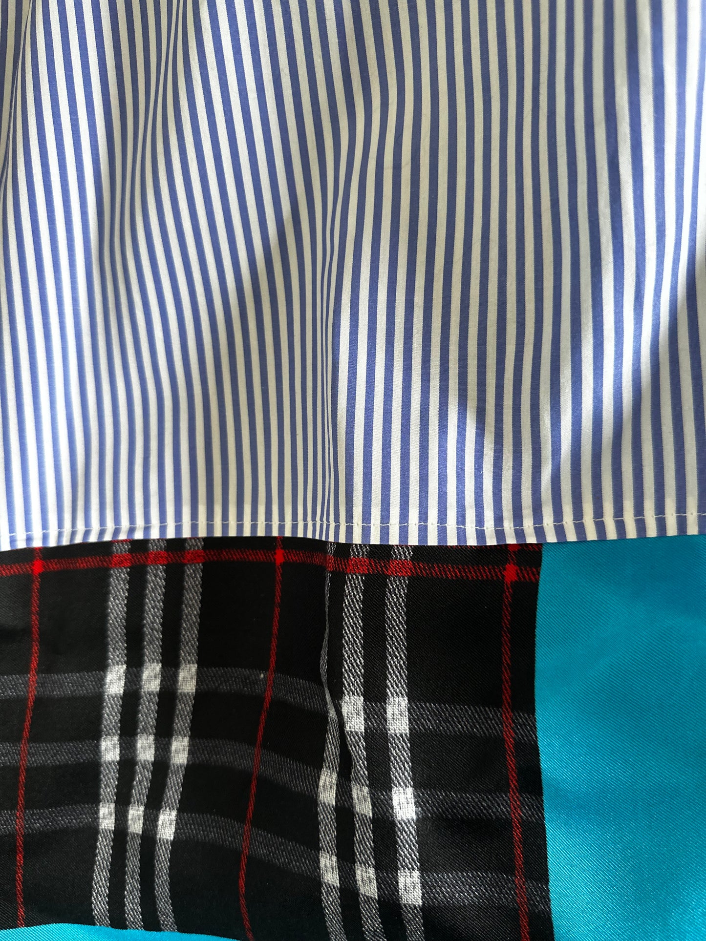 Balenciaga Silk Blue Foulard Shirt Dress Size FR 34 Retail Price 490€