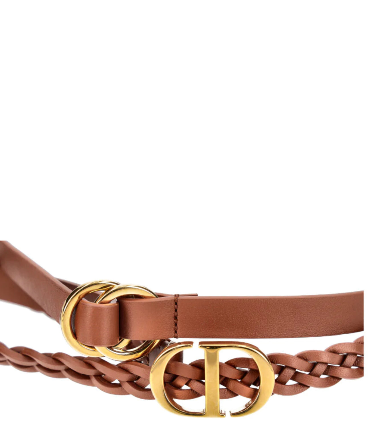 Dior Brown Belt With Logo Buckle