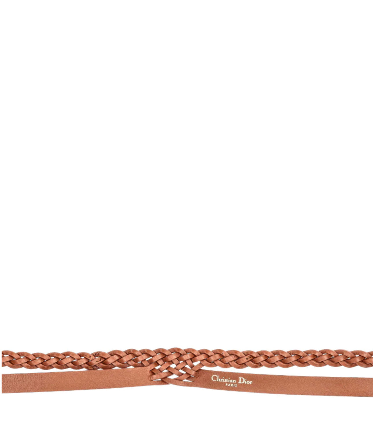 Dior Brown Belt With Logo Buckle