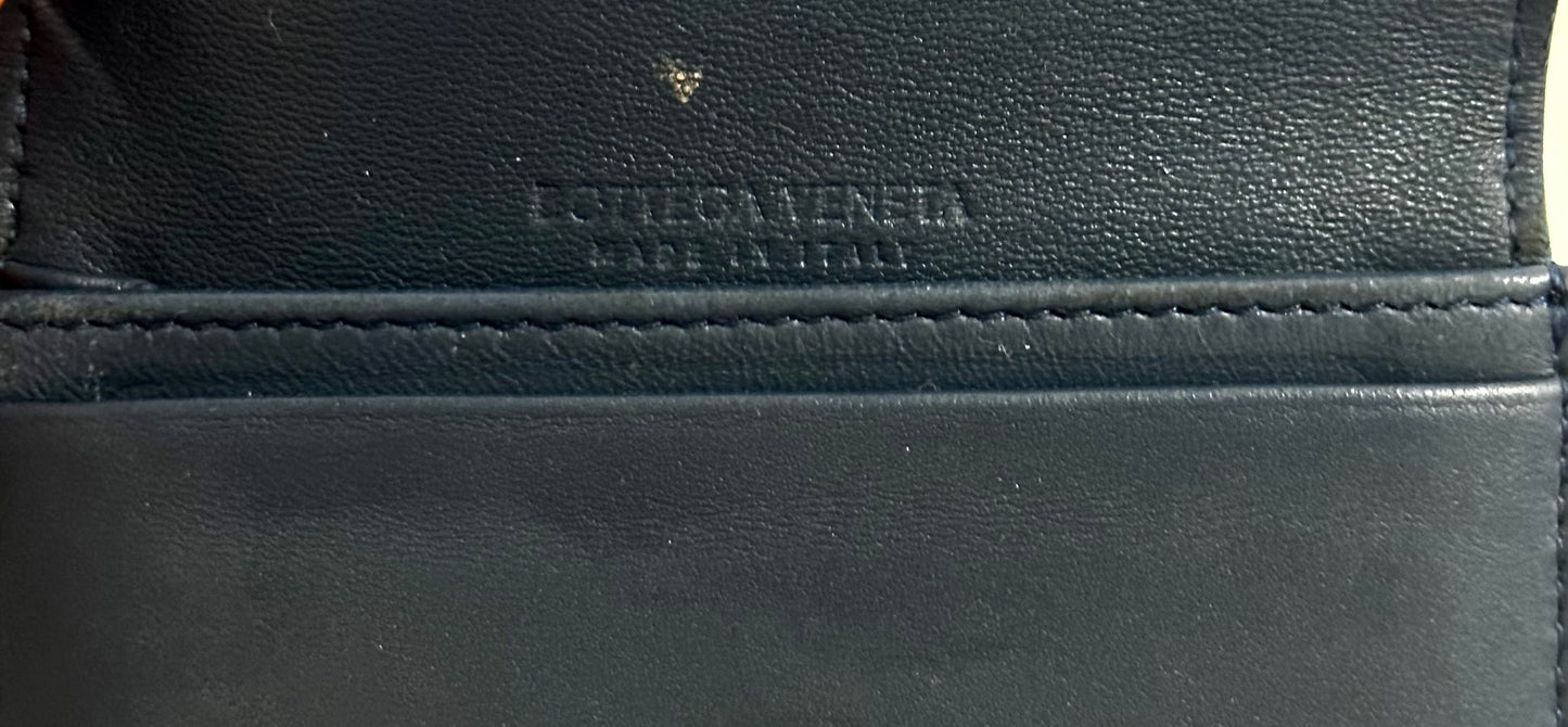 Louis Vuitton Black Pink and Grey Leather Wallet Silver Hardware