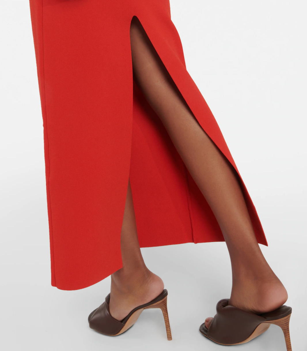NEVER WORN Jacquemus Red Maxi Dress "La Robe Maille Alca" Size FR 36
