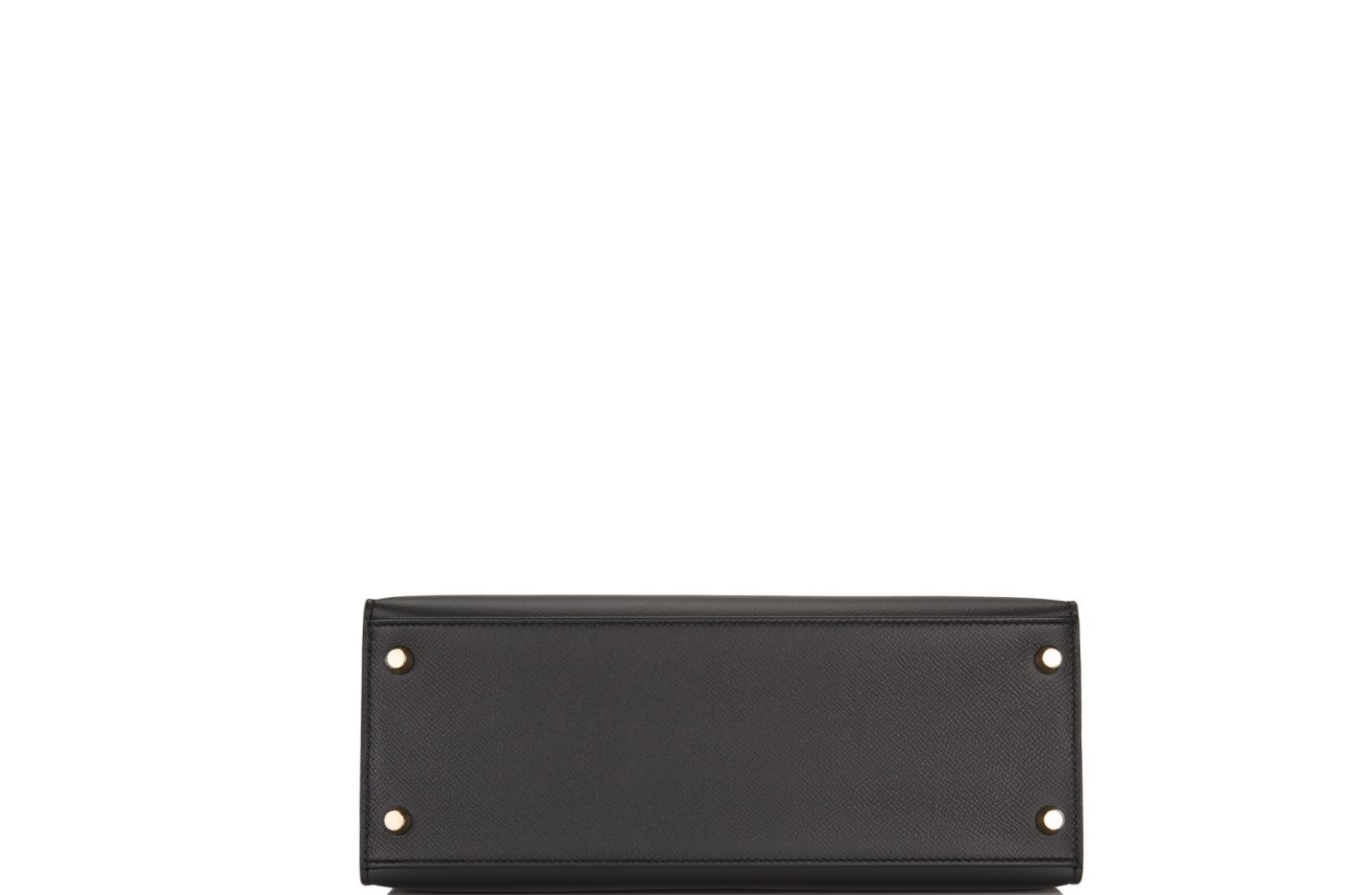 Hermès Black Kelly Sellier 28cm Epsom Leather and Gold Hardware
