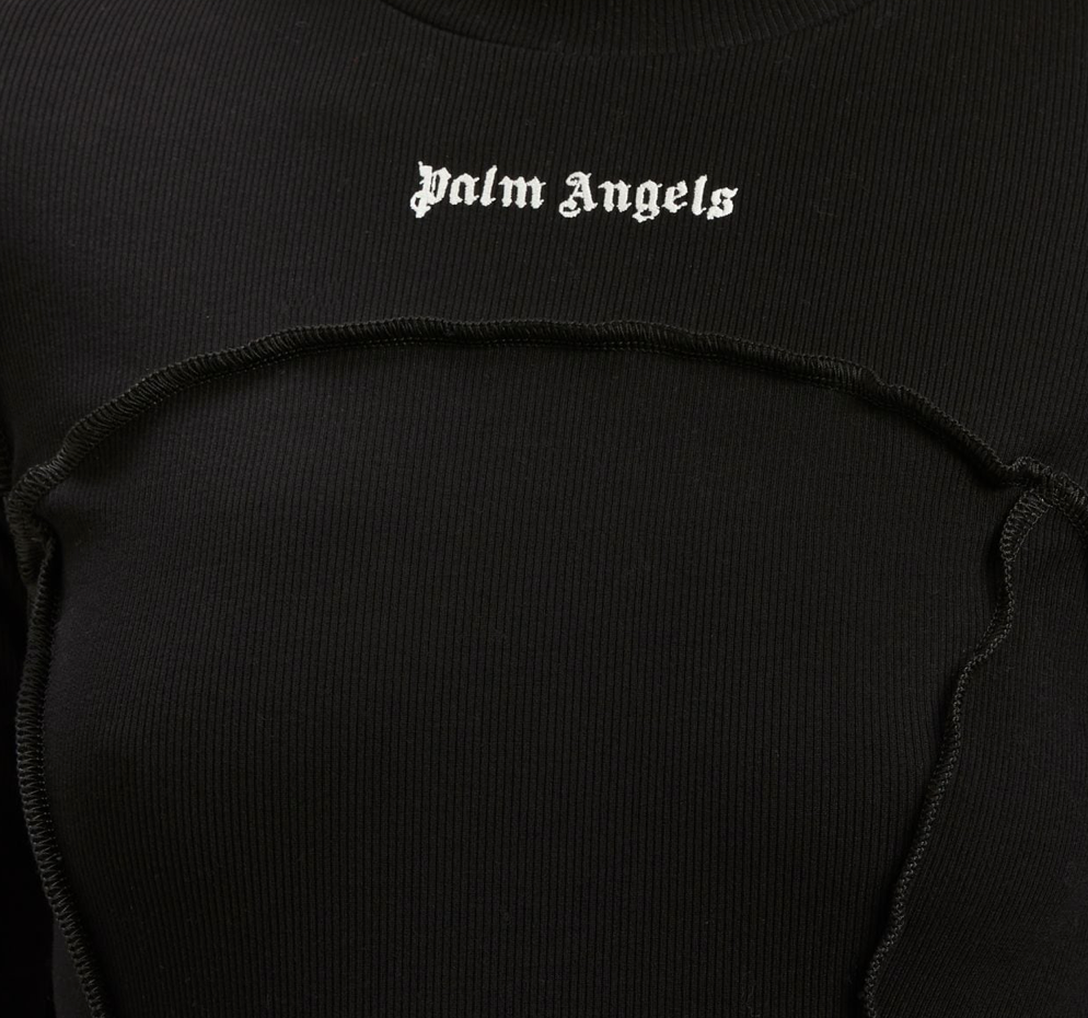 Palm Angels Mini Long Sleeve Dress With "Palm Angels" Logo Size Small Retail Price - 485€