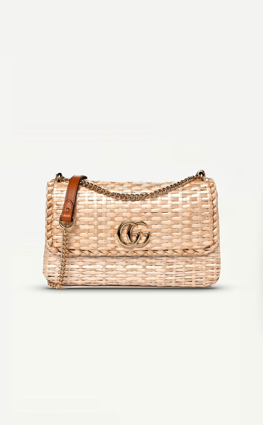 Gucci cestino wicker bag on sale