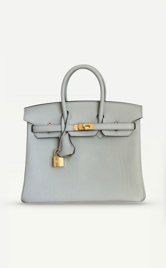 Hermès Birkin 30 Gris Neve Togo Leather With Gold Hardware