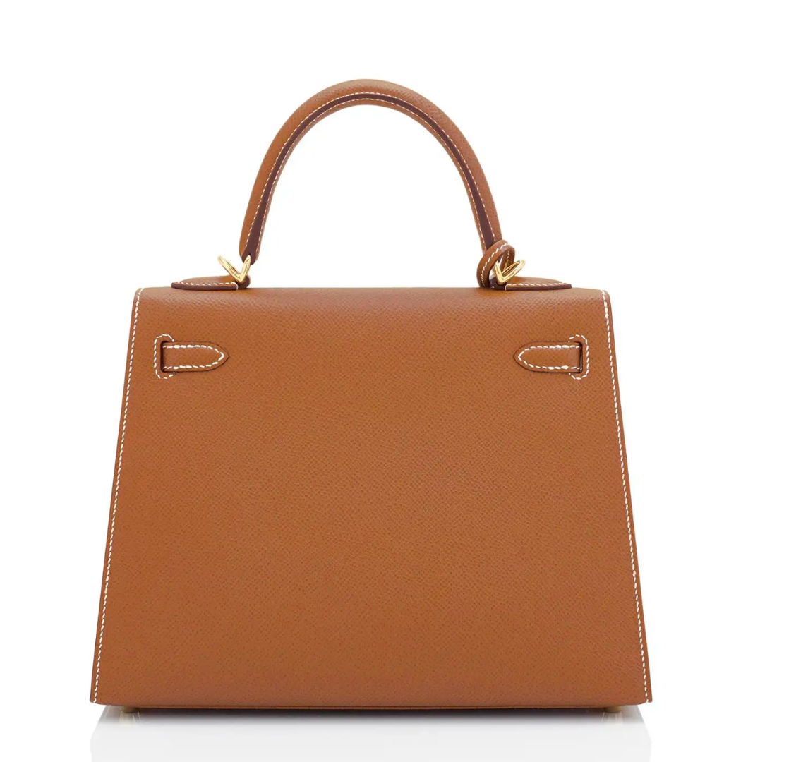 Hermès Kelly 25 Sellier Gold Epsom Leather With Gold Hardware