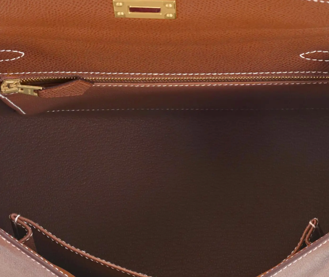 Hermès Kelly 25 Sellier Gold Epsom Leather With Gold Hardware