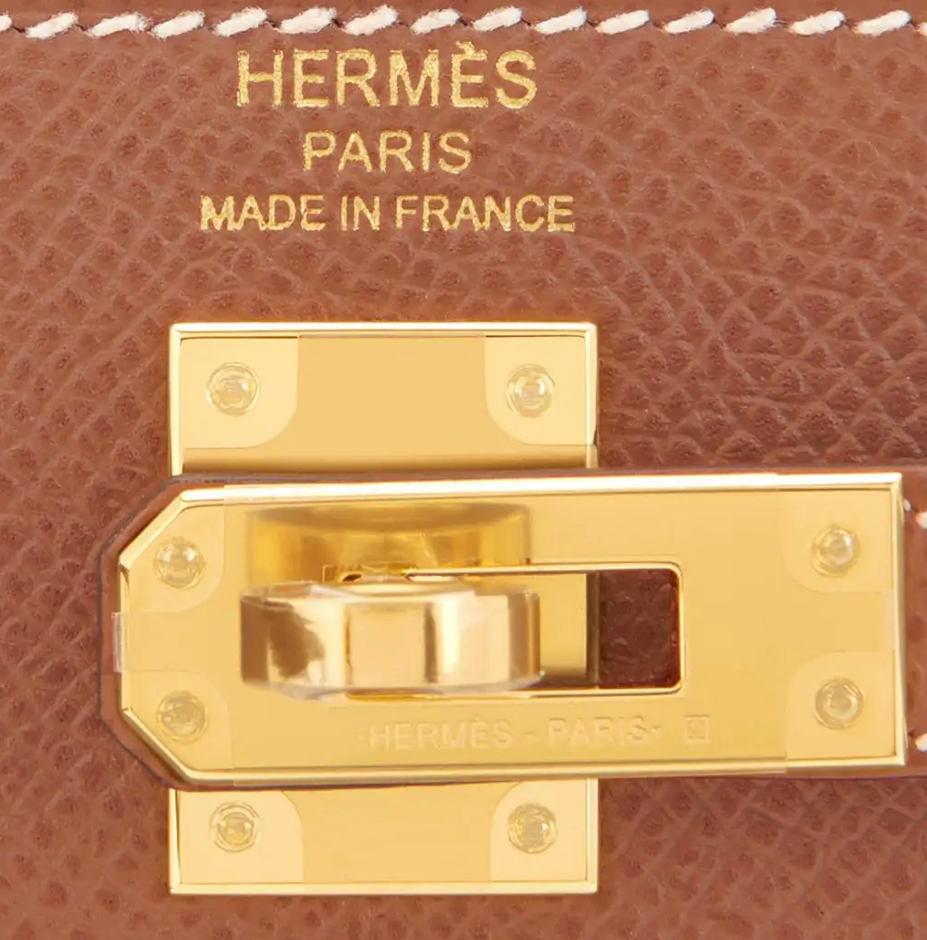 Hermès Kelly 25 Sellier Gold Epsom Leather With Gold Hardware