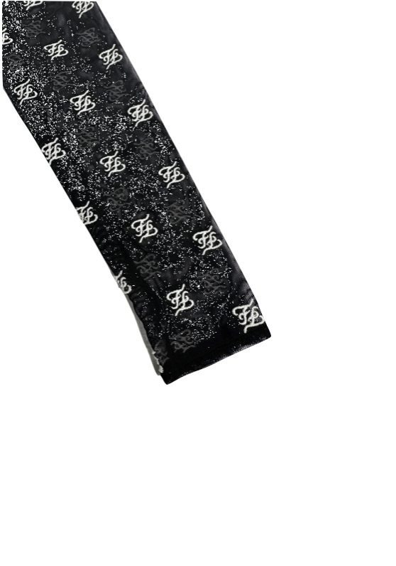 Fendi Black Sheer Mesh Bodysuit With FF Logo Size M