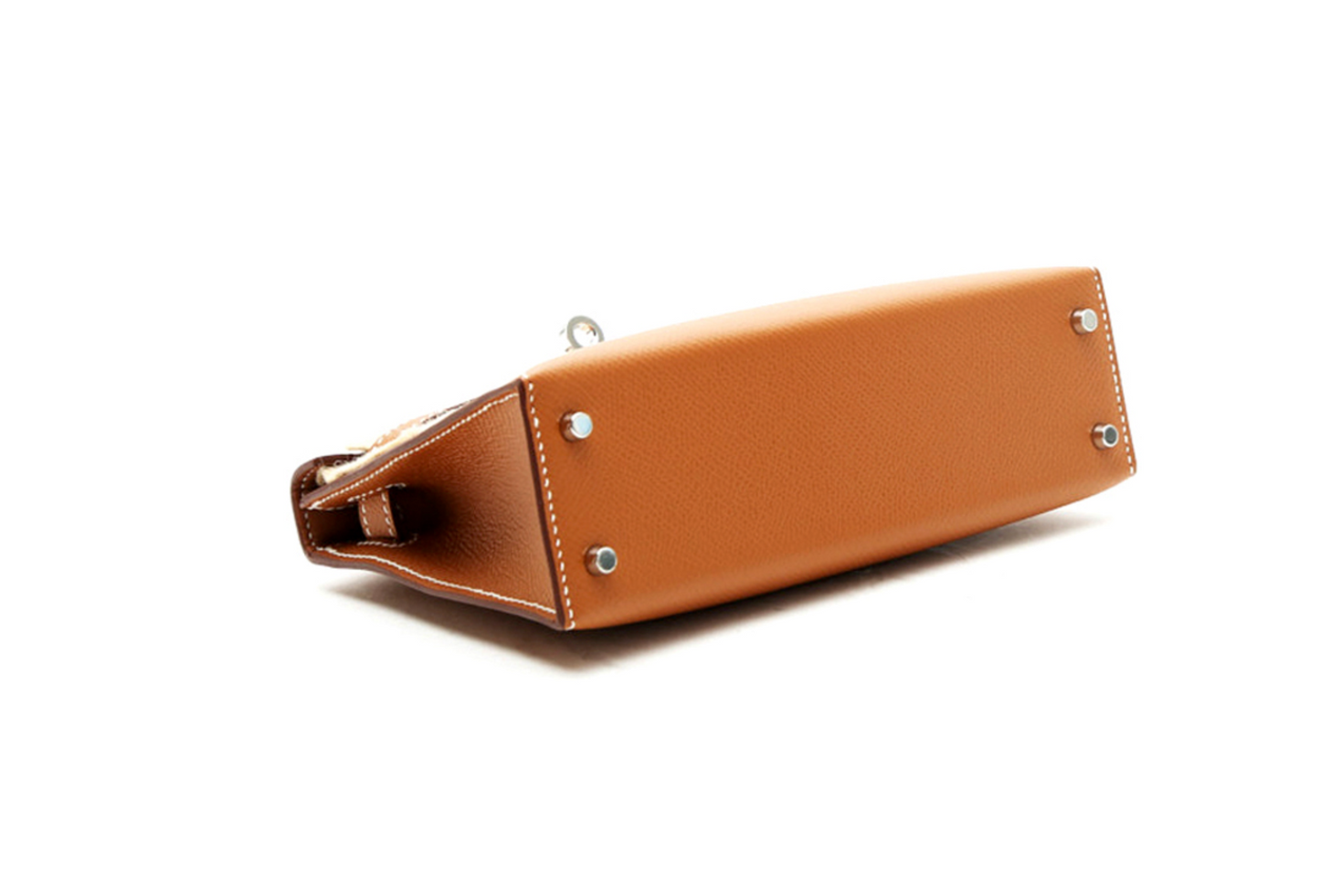 Hermès Mini Kelly II Sellier In Gold Epsom Leather With Palladium Hardware