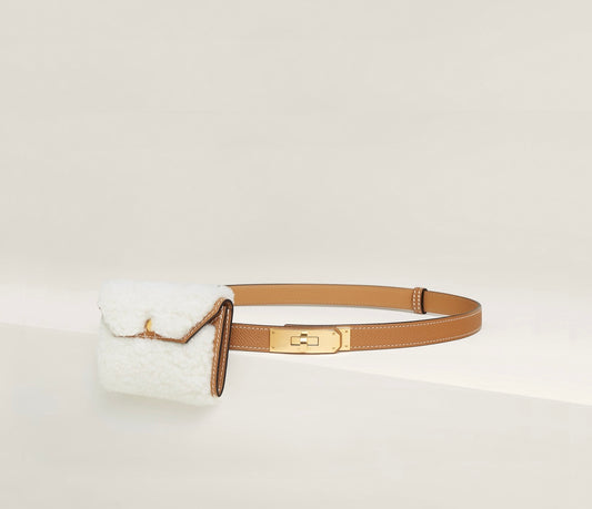 Hermès Kelly Pocket Teddy 18 Belt in Gold with GHW - Retail Price 2,050€