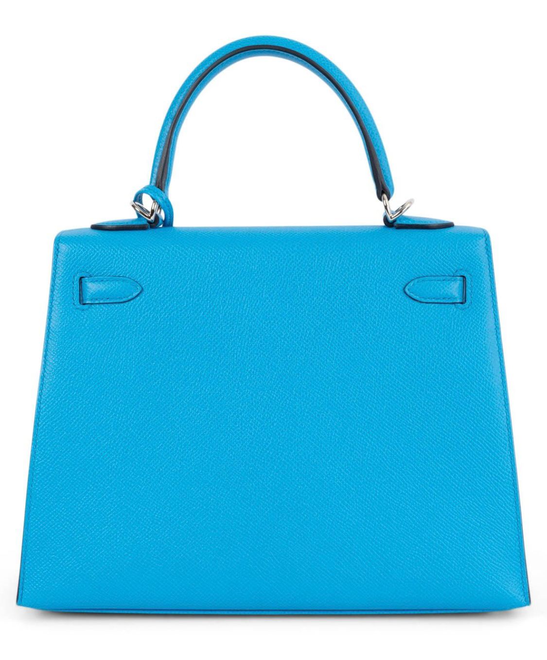 Hermès Kelly 25 Sellier Bleu Frida Epsom Leather With Palladium Hardware
