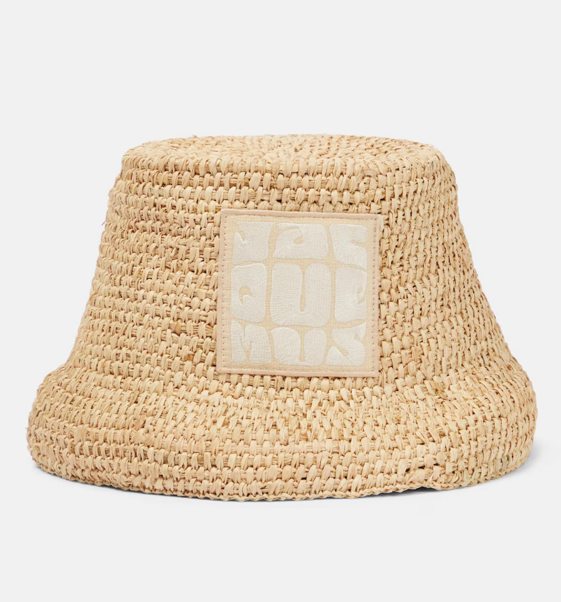 Jacquemus Le Bob Ficiu Raffia Bucket Hat