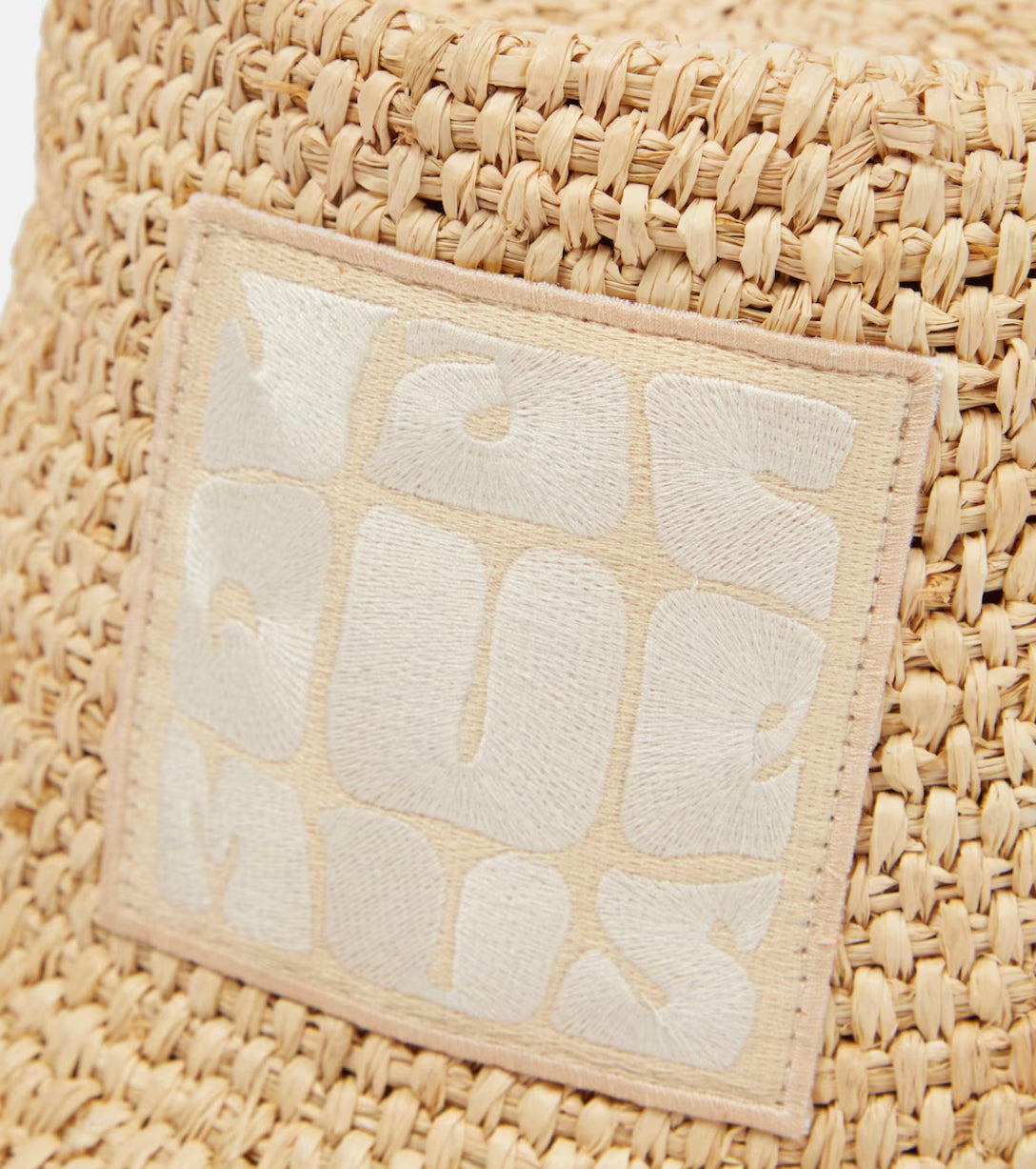 Jacquemus Le Bob Ficiu Raffia Bucket Hat