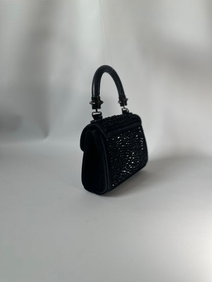 Philipp Plein Mini Suede Bag with Crystals Retail Price 850€