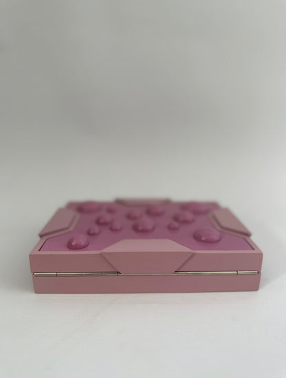 Lee Savage Pink Metal Clutch Bag - Retail Price of Other Model - 1,650€